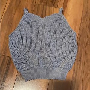 Crop knit top